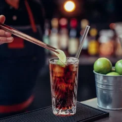 Paille Réutilisable en Verre 23cm droite x6 HALM