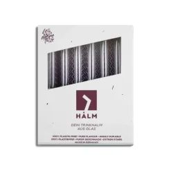 Paille Réutilisable en Verre 15cm droite x6 HALM