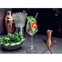 Paille Réutilisable en Verre 15cm droite x6 HALM