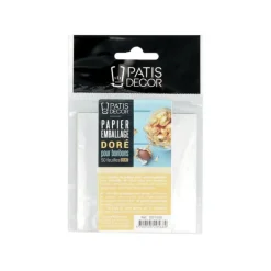 Papier Doré pour Emballage Bonbon Patisdécor (x50)