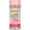 Perles de Sucre Argent Métallique 80g Funcakes