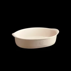 Petit Plat à Four Ovale en Céramique 27,5 x 17,5 cm Argile Emile Henry