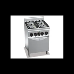 Piano de Cuisson 4 Brûleurs Eco Power Four Electrique 600 x 600 x 900 mm Berto's