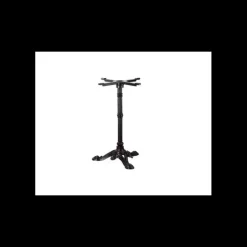 Pied de Table Base 3 Branches en Fonte Epoxy Noire Retro Lyrose