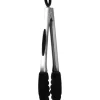 Pince de Cuisine en Inox 26 cm Noir Mastrad