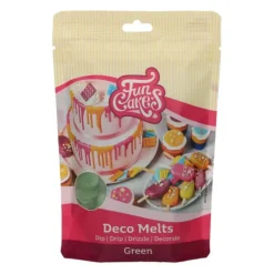 Pistoles Deco Melts Vert 250g FunCakes