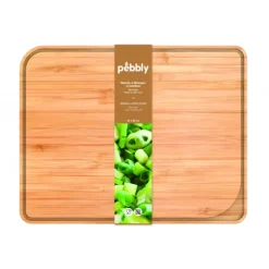 Planche à Découper Bambou avec Rigole 37 x 29 cm Pebbly