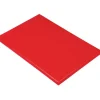 Planche à Découper 30x20 cm H 2cm Polyéthylène Rouge