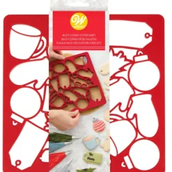 Plaque Multi-découpoirs 14 Empreintes Noël Wilton