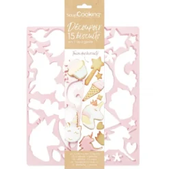 Plaque Multi-découpoirs Licorne ScrapCooking