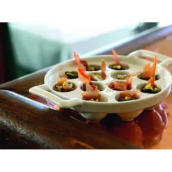 Plat à Escargots Blanc 12 trous Belle Cuisine Revol