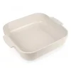 Plat à Four Carré en Céramique Appolia 36 cm Ecru Peugeot