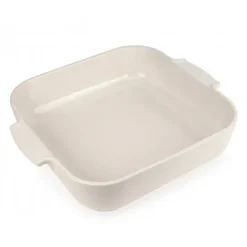 Plat à Four Carré en Céramique Appolia 36 cm Ecru Peugeot