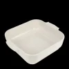 Plat à Four Carré en Céramique Appolia 28 cm Ecru Peugeot