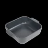 Plat à Four Carré en Céramique Appolia 21 cm Ardoise Peugeot