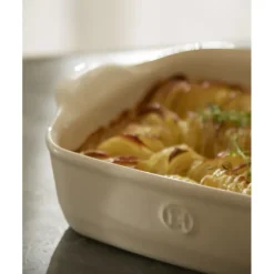 Plat à Four Carré en Céramique 28 x 24 cm Provence Emile Henry