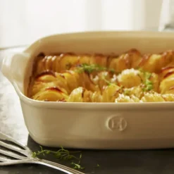 Plat à Four Carré en Céramique 28 x 24 cm Provence Emile Henry