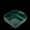 Plat à Four Carré en Céramique Appolia 21 cm Vert Forêt Peugeot