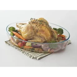 Plat à Four en Verre Ovale 35 x 24 cm 3 L Classic Pyrex