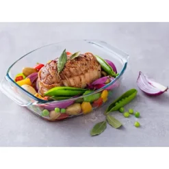 Plat à Four en Verre Ovale 40 x 28 cm 4 L Irrésistible Pyrex