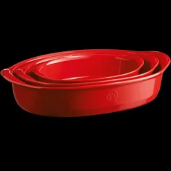 Plat à Four Ovale en Céramique 36,5 x 22,5 cm Grand Cru Emile Henry
