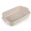 Plat à Four Rectangulaire en Céramique Appolia 22 cm Ecru Peugeot