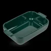 Plat à Four Rectangulaire en Céramique Appolia 22 cm Vert Forêt Peugeot