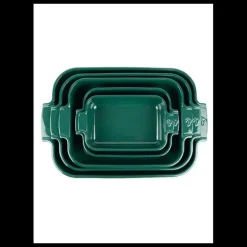 Plat à Four Rectangulaire en Céramique Appolia 22 cm Vert Forêt Peugeot