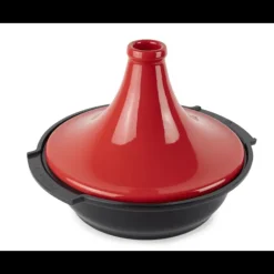 Plat à Tajine en Aluminium Revêtement Céramique 30 cm Rouge Peugeot