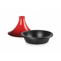 Plat à Tajine en Fonte 27 cm Cerise Le Creuset