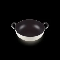 Plat Balti En Fonte Rond 24 cm Meringue Le Creuset