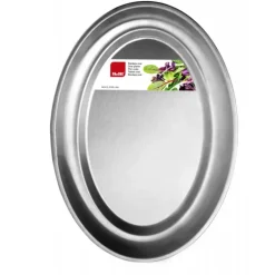 Plat Inox Ovale 25 x 17 cm Ibili