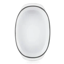 Plat Oblong Blanc Cumulus 16 x 11 cm Caractère Culinaire Revol