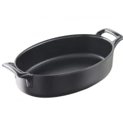 Plat Ovale Noir 18x12 cm Belle Cuisine Revol
