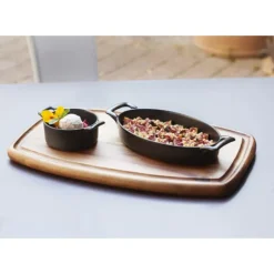 Plat Ovale Noir 24x16 cm Belle Cuisine Revol