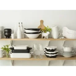 Plat Rectangulaire Blanc 30x22 cm Belle Cuisine Revol