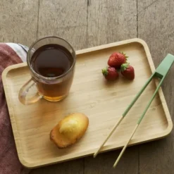 Plateau de Service en Bambou 28 x 20 cm Pebbly