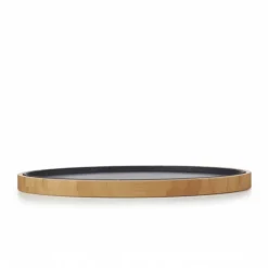 Plateau pour Assiette Ovale Bambou 36,5 x 25 cm Basalt Revol