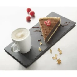 Plateau Rectangulaire 1 encoche Ardoise 25 x 12 cm Basalt Revol