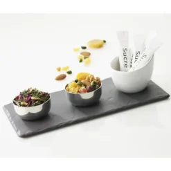 Plateau Rectangulaire Ardoise 25 x 12 cm Basalt Revol