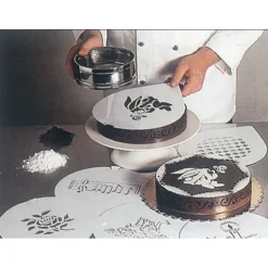 Pochoir Flocon de neige pour Gâteaux