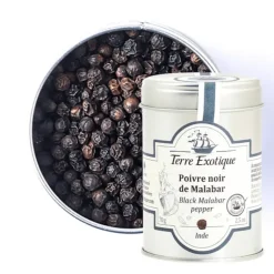 Poivre Noir de Malabar 70 g Terre Exotique