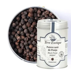 Poivre Noir de Penja 70 g Terre Exotique
