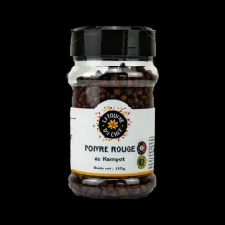 Poivre Rouge Kampot IGP 160 g La Touche du Chef