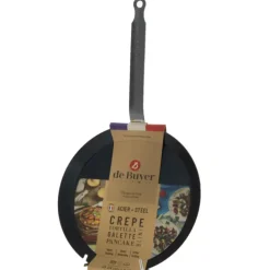 Poêle à Crêpes Tôle Bleue Ø 18 cm Outdoor De Buyer