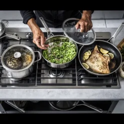 Poêle à Frire Inox 24cm KitchenAid