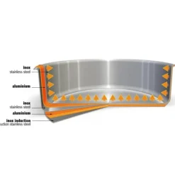 Poêle Casteline Ø 26 cm Manche Amovible Anti-Adhésive Inox Cristel