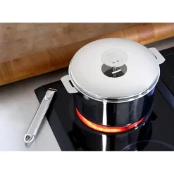 Poêle Casteline Ø 32 cm Manche Amovible Anti-Adhésive Inox Cristel