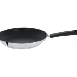 Poêle Mutine Ø 28 cm Manche Fixe Anti-Adhésive Inox Cristel