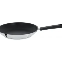 Poêle Mutine Ø 24 cm Manche Fixe Anti-Adhésive Inox Cristel